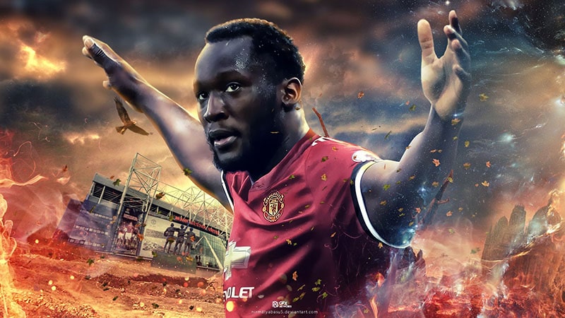 Tiền đạo Romelu Lukaku