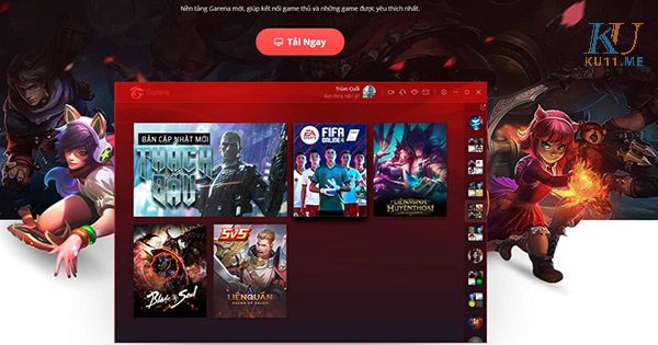 Tải phần mềm Garena PC về máy tính