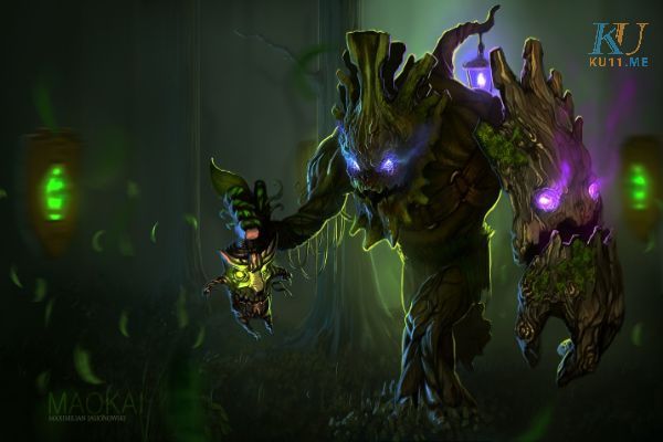 Maokai như một tấm khiên chắn cho đồng đội